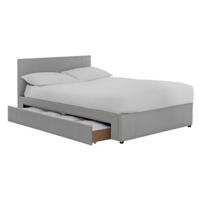 Hygena Keating 1 Drawer Grey Bed Frame - Kingsize